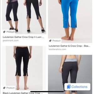 Lululemon Gather and Crow Crop size 4